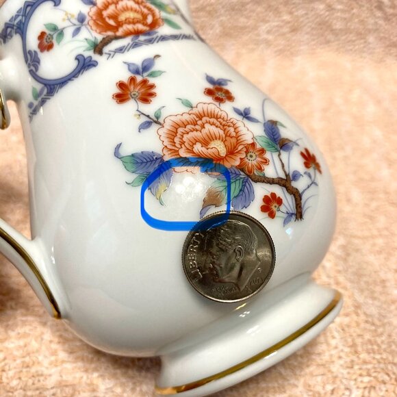 1980s Noritake Ireland Romaine 3066 Creamer & Sugar Bowl Lid Fine China Vintage! - Picture 5 of 10